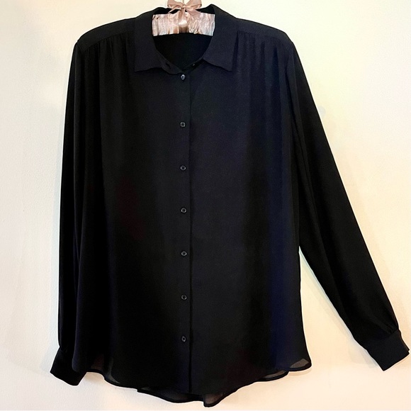 Semi-Sheer Blouse - Picture 2 of 6